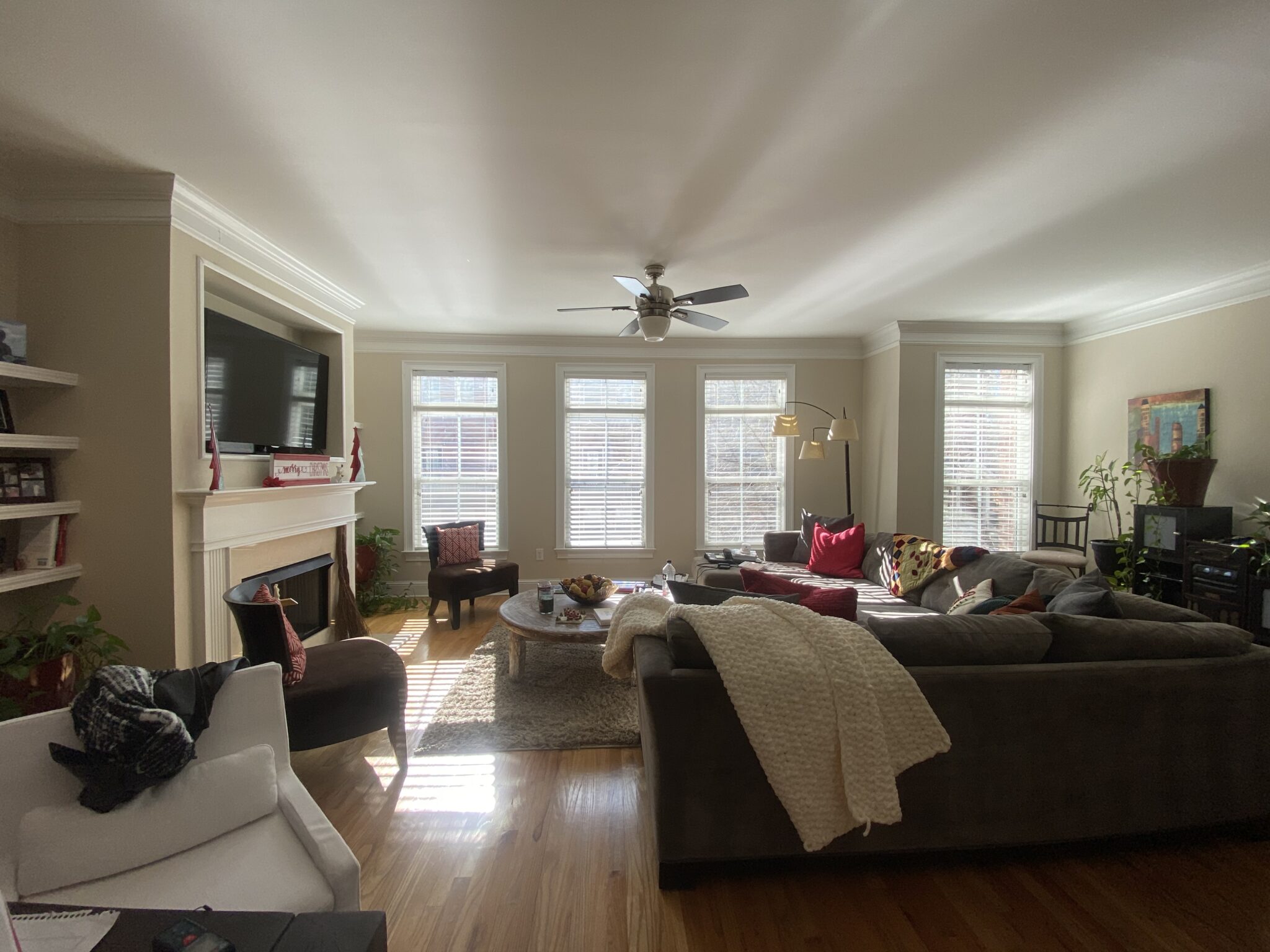 BEFORE AND AFTER MAXIMIZE A LONG NARROW LIVING ROOM Erika Ward