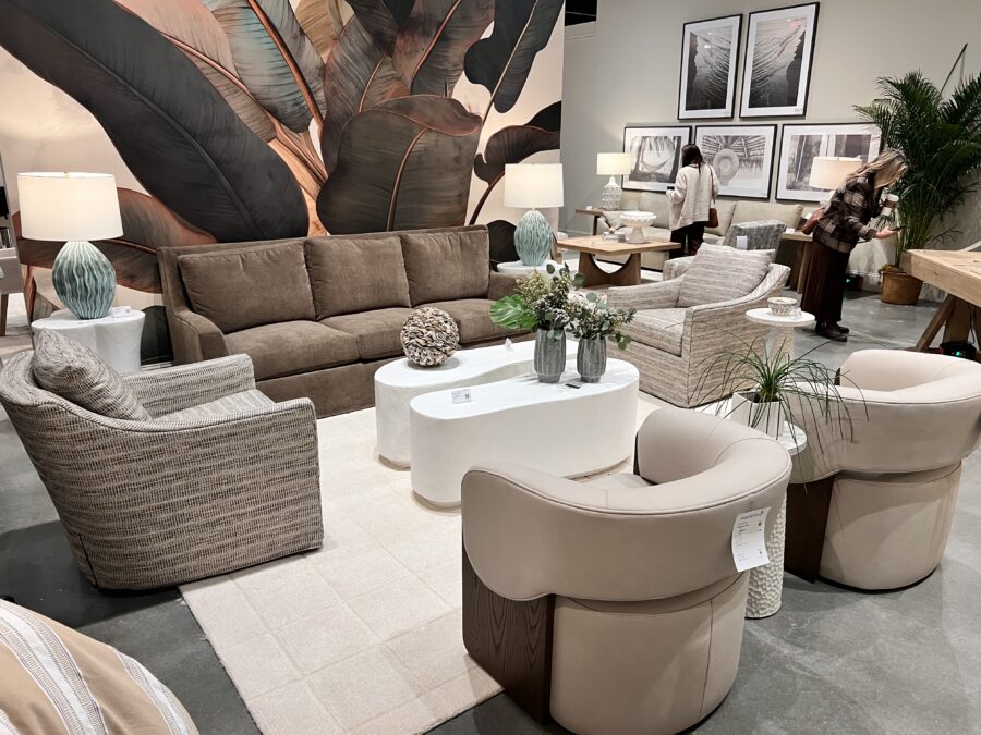 Warm Coastal Living Room 